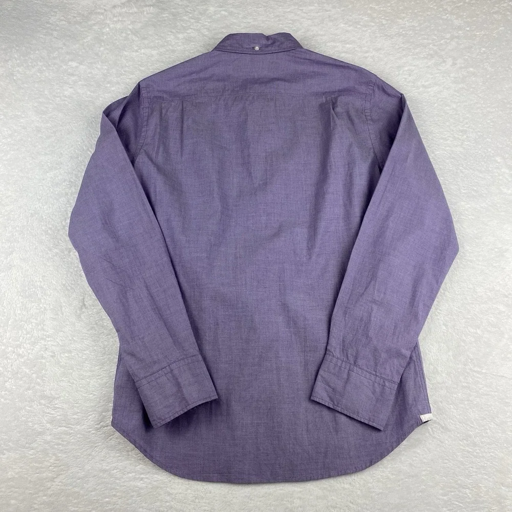 Hawker Rye Essential Wash Shirt Mens Small Purple Slim Fit Stretch NWT!